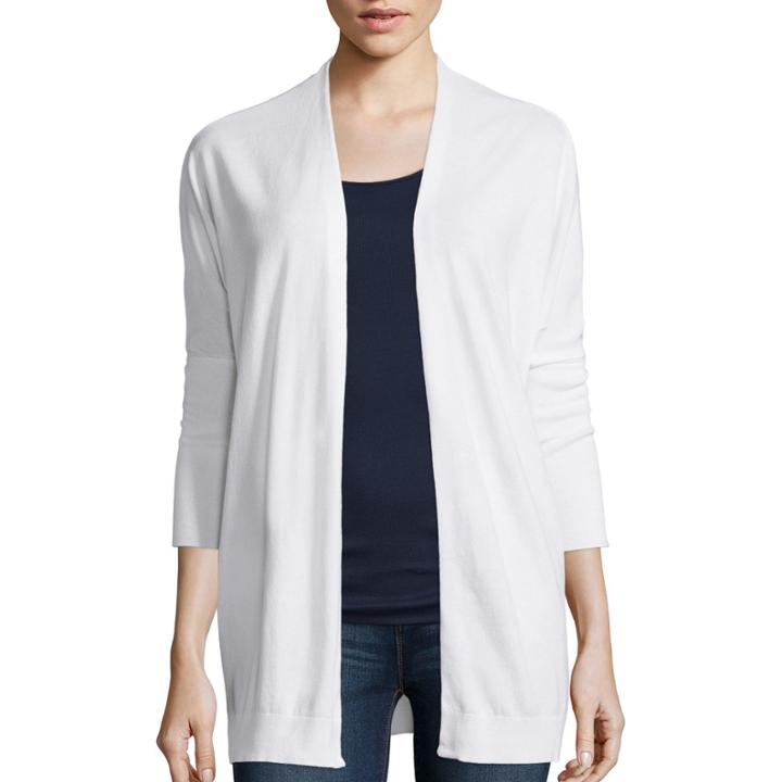 Stylus &trade; 3/4-sleeve Dolman Flyaway Sweater
