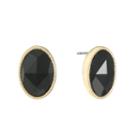 Monet Jewelry Black 16mm Stud Earrings