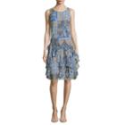 Robbie Bee Sleeveless Belted A-line Dress-petites
