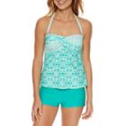 Aqua Couture Solid Bandeau Swimsuit Top