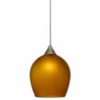 Wooten Heights 5 Tall Glass And Metal Led Pendantwith Rust Cord