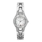 Relic Charlotte Womens Silver-tone Crystal-accent Watch Zr12055