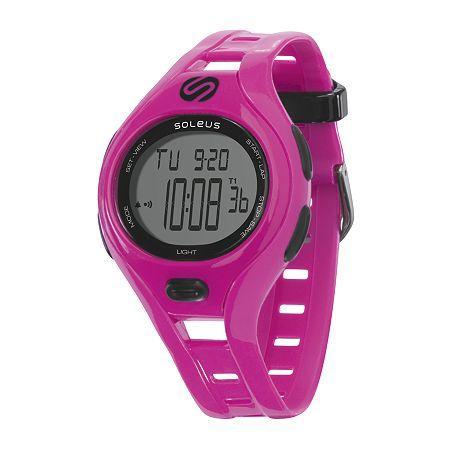 Soleus Womens Dash 30-lap Pink Strap Sport Watch