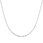 Sterling Silver Twisted Cable Chain Necklace