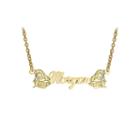 Disney Personalized Sleeping Beauty 8x32mm Name Necklace