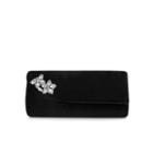 Gunne Sax By Jessica Mcclintock Vera Velvet Brooch Clutch Evening Bag