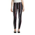 Mixit Abstract Stripe Print Knit Leggings
