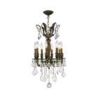 Versailles Collection 8 Light Mini Clear Crystal Chandelier