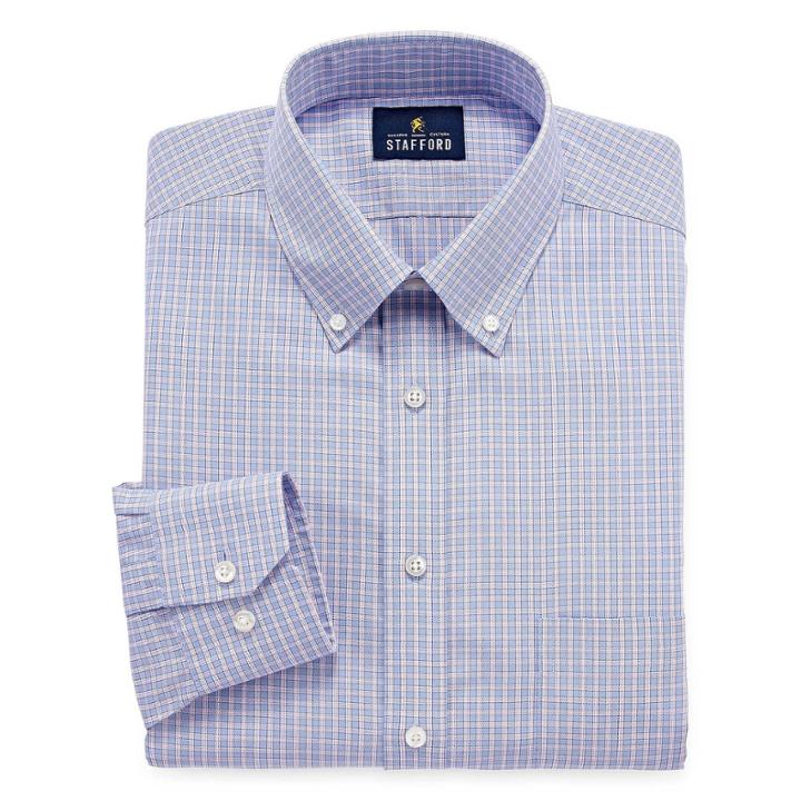 Stafford Fitted Long Sleeve Dress Shirt