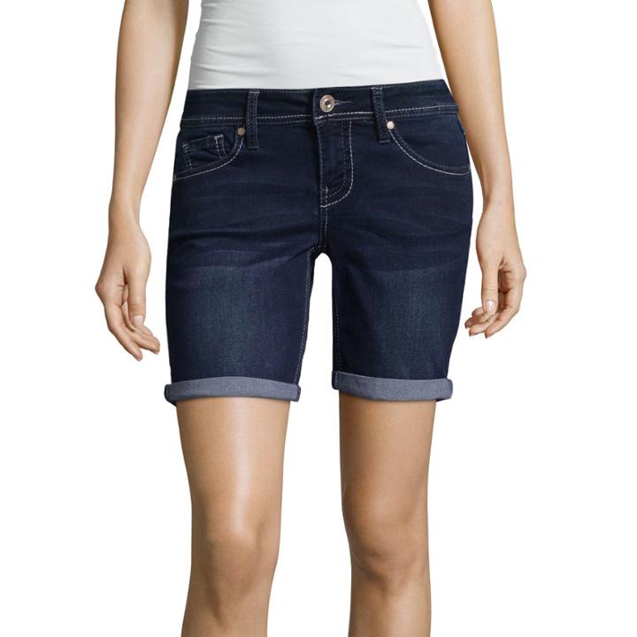 Hydraulic 7 Denim Bermuda Shorts-juniors