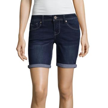 Hydraulic 7 Denim Bermuda Shorts-juniors