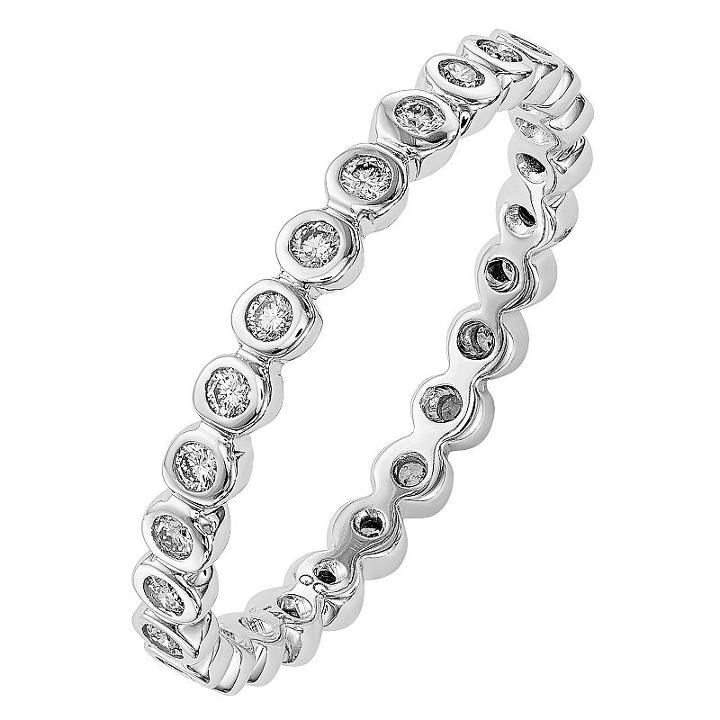 Womens 1/3 Ct. T.w. White Diamond 14k Gold Eternity Band