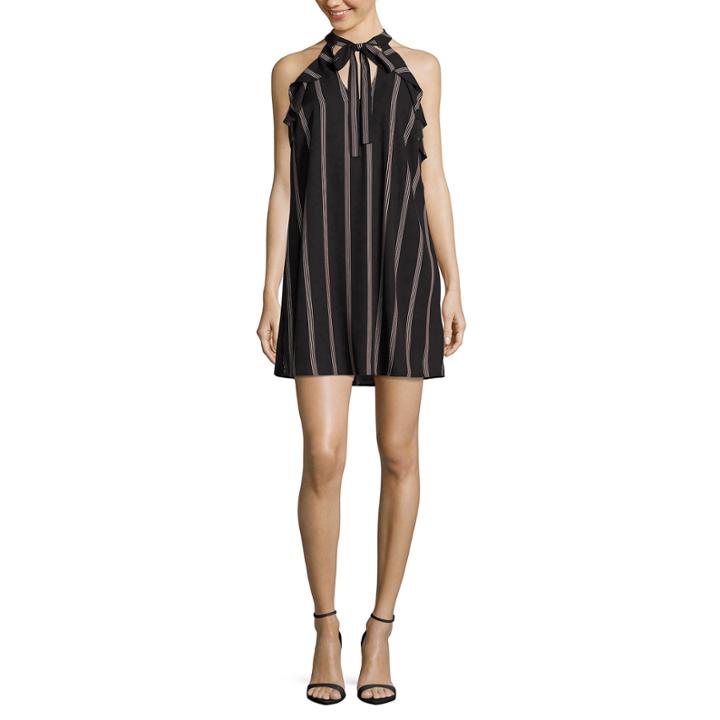 City Triangle Sleeveless A-line Dress-juniors