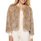Worthington Cropped Faux-fur Jacket