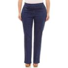 Lark Lane Ll 0617 Must Haves Woven Pull-on Pants-plus