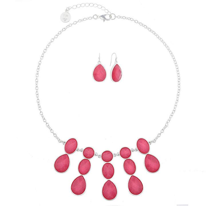 Liz Claiborne Womens 2-pack Pink Jewelry Set