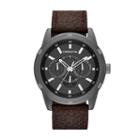 Claiborne Mens Gunmetal Watch