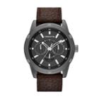 Claiborne Mens Gunmetal Watch