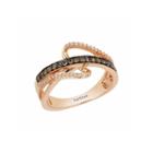 Grand Sample Sale By Le Vian 1/4 Ct. T.w Vanilla Diamonds & Chocolate Diamonds In 14k Strawberry Gold Chocolatier Ring