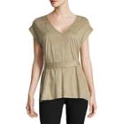 Worthington Short Sleeve V Neck T-shirt
