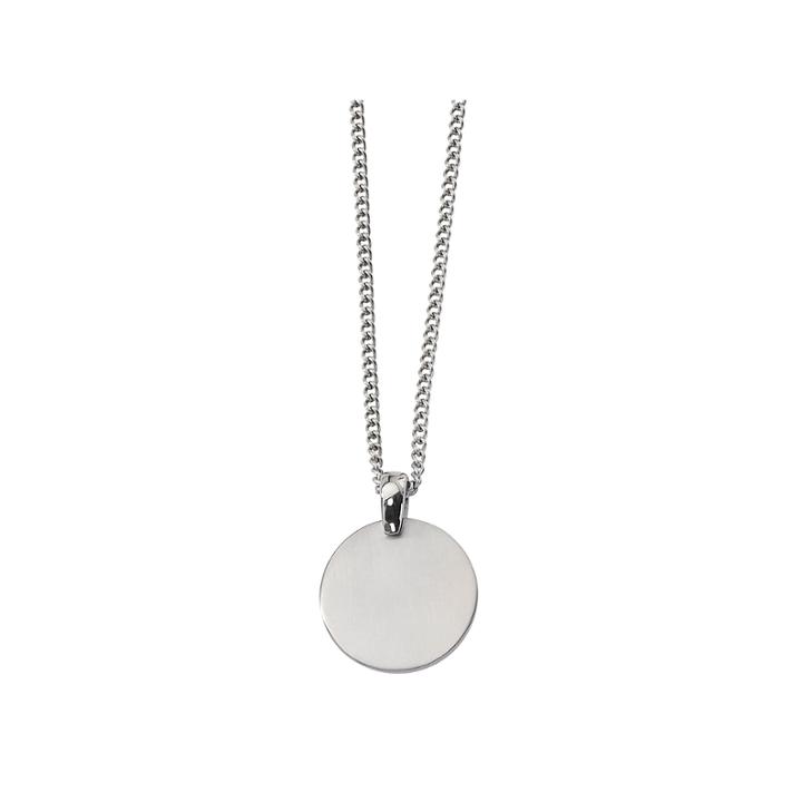 Mens Titanium Circle Pendant