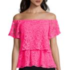 Worthington Lace Off-the-shoulder Top