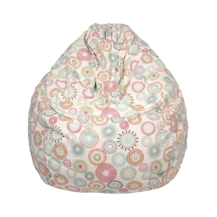 Cotton Pinwheel Teardrop Beanbag