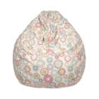 Cotton Pinwheel Teardrop Beanbag