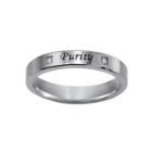 Purity Sterling Silver Ring With Diamond Accent