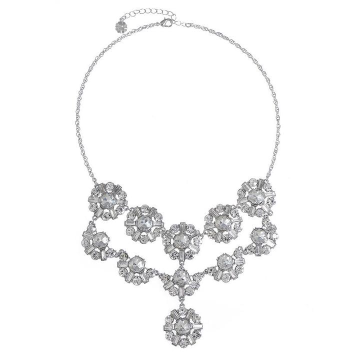 Monet Jewelry The Bridal Collection Womens Statement Necklace