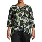 Alfred Dunner In The Limelight Floral T-shirt- Plus