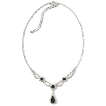 Vieste Teardrop Flower Necklace