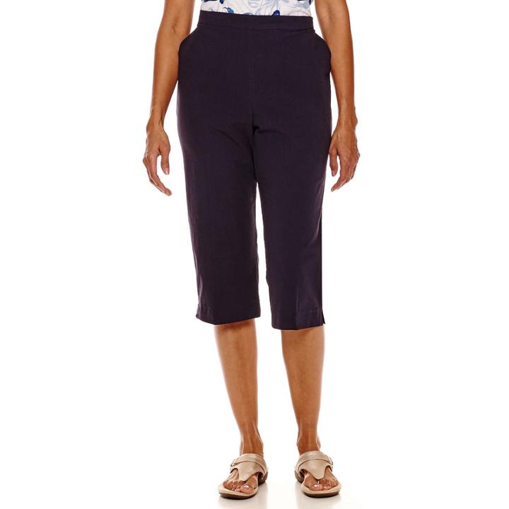 Alfred Dunner Sheeting Capris