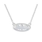 Dc Comics Batman Sterling Silver Pendant Necklace