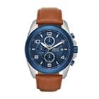 Relic Mens Brown Strap Watch-zr15913