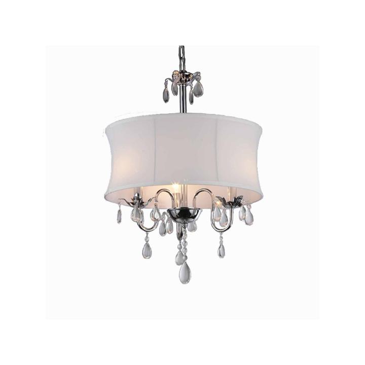 Warehouse Of Tiffany Paris 3-lights Crystal Chandelier