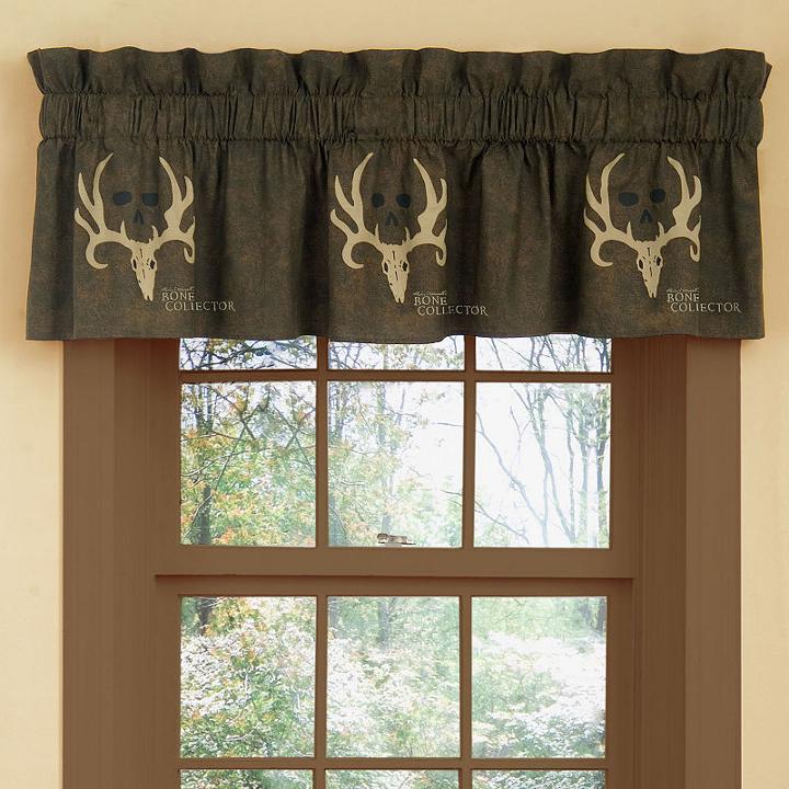 Bone Collector Brown Valance
