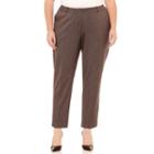 Worthington Curvy Fit Slim Leg Ankle Pant - Plus