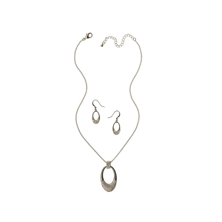 Mixit Womens 2-pc. Clear Jewelry Set