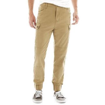 Plugg Stretch Twill Cargo Jogger Pants