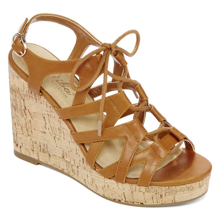 Diba London Abbey Lace-up Wedge Sandals
