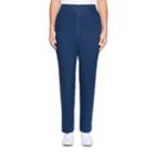 Alfred Dunner Out Of The Blue Classic Fit Denim Pull-on Pants