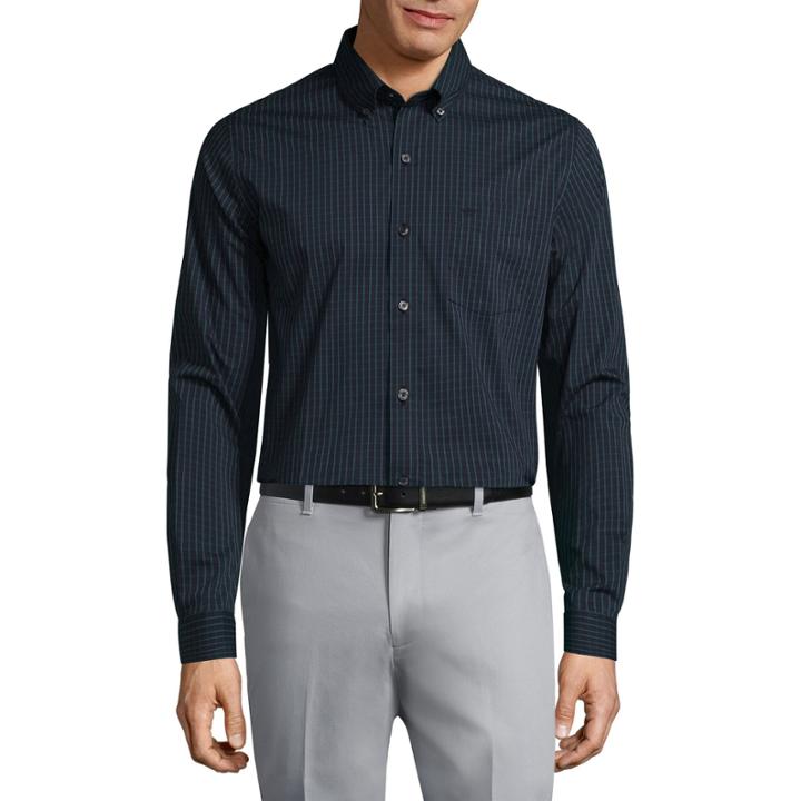 Dockers Long Sleeve Signature Stretch Button-front Shirt