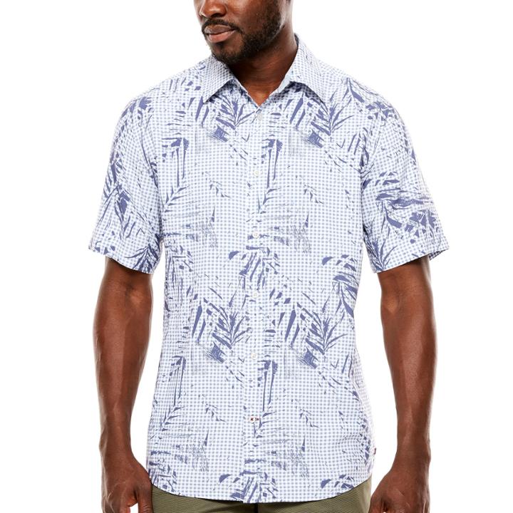 Argyleculture Print Button-front Shirt