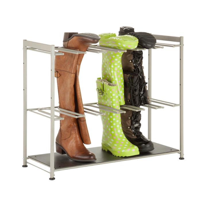 Honey-can-do 6-pair Boot Rack