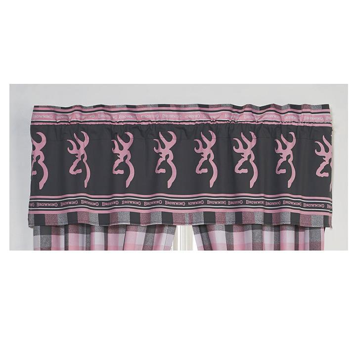 Browning Buckmark Plaid Valance