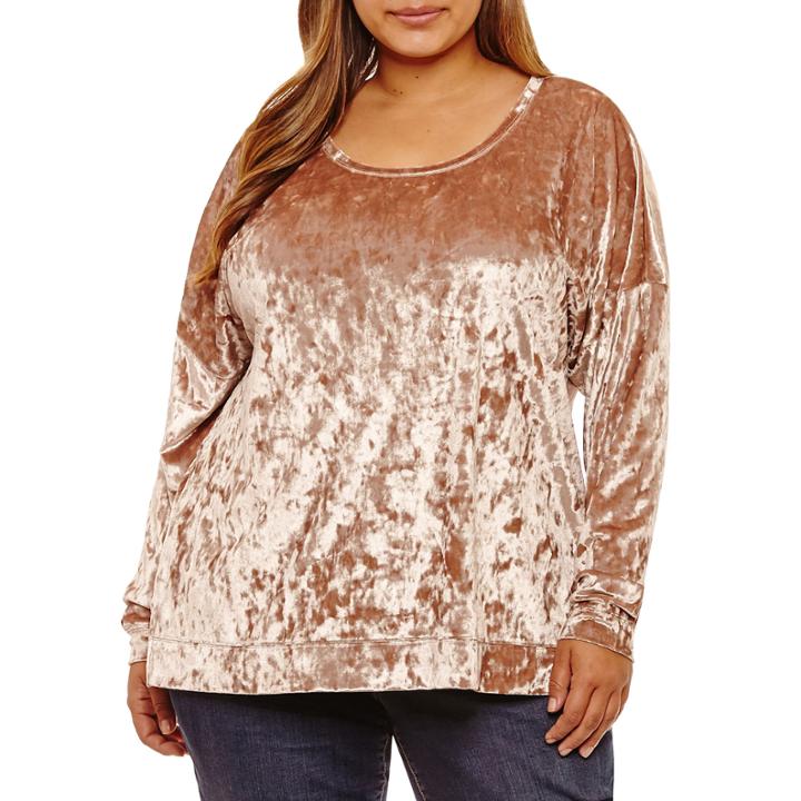 Boutique + Long Sleeve Sweatshirt-plus