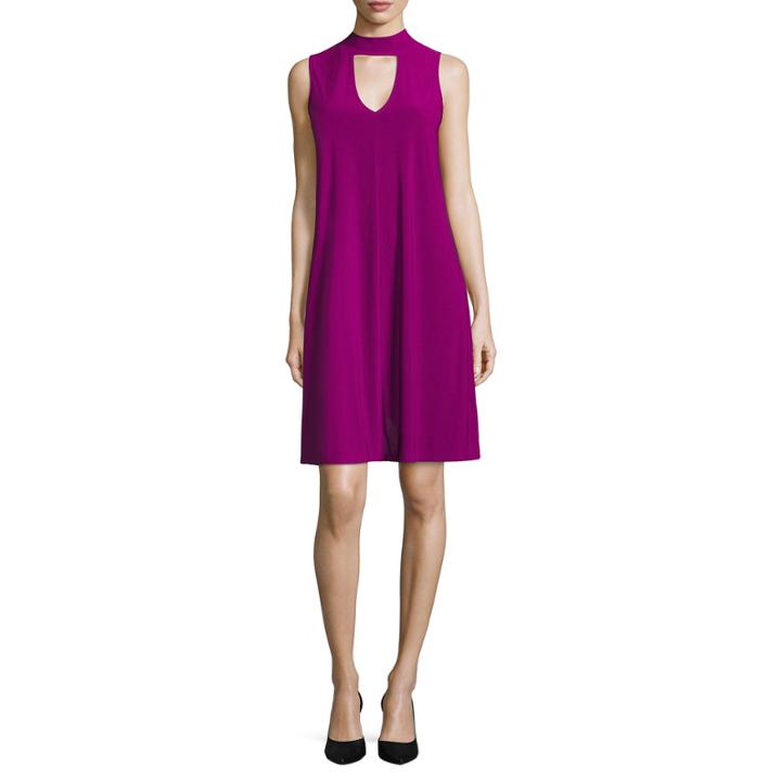 Tiana B Sleeveless Trapeze Dress-talls