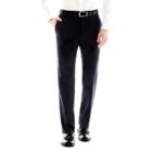 Jf J. Ferrar Navy Variegated Stripe Suit Pants - Slim-fit