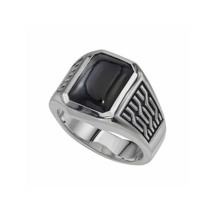 Mens Genuine Black Onyx